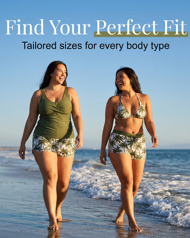 Maren | Three-Piece Tankini Bikini &amp; Cover-Up Set