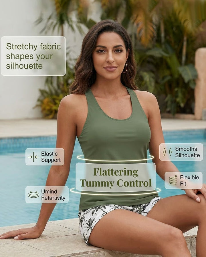 Maren | Three-Piece Tankini Bikini &amp; Cover-Up Set