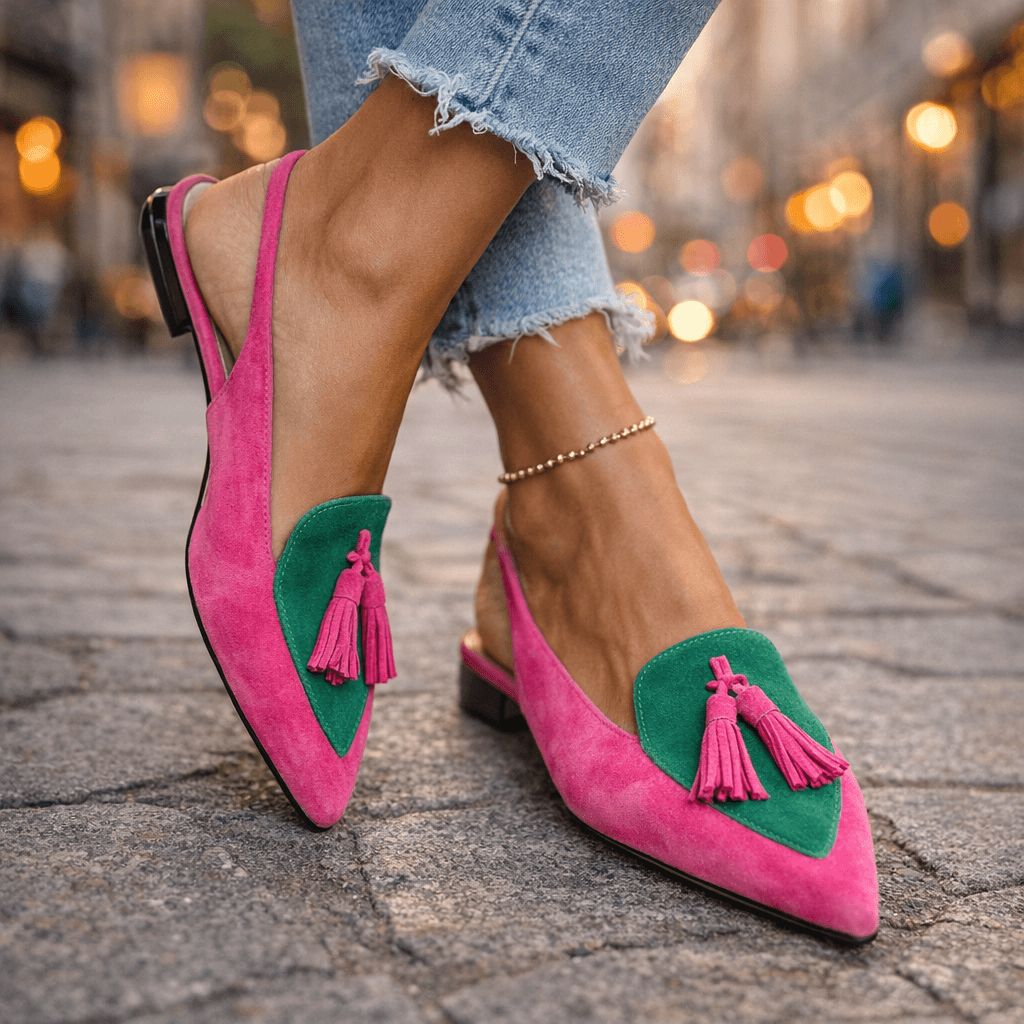 ELISA | Sandals with Straps and Tassels