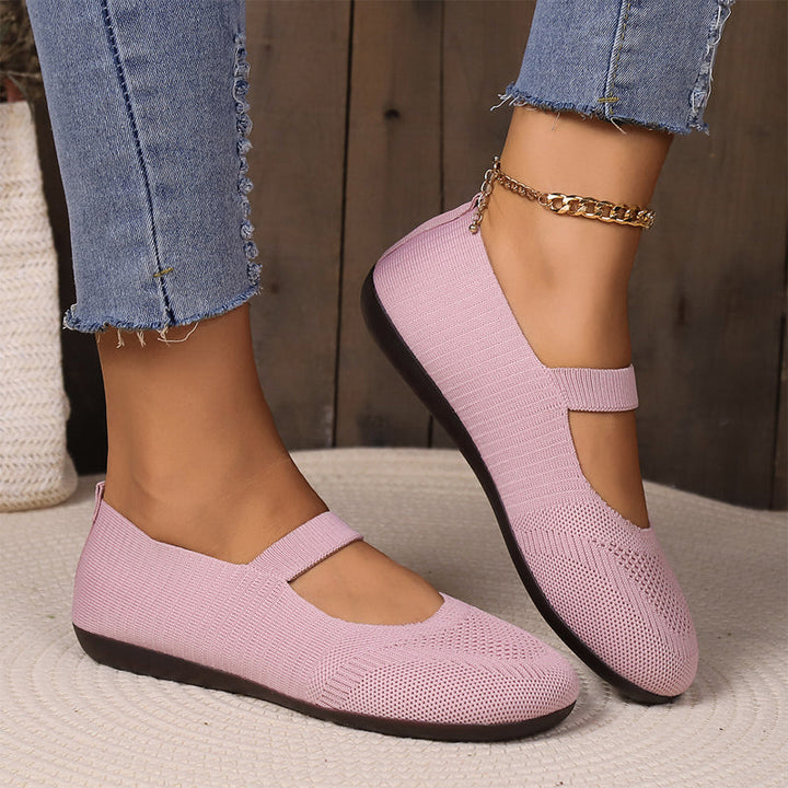 VALERIE | Breathable Knit Ballet Flats