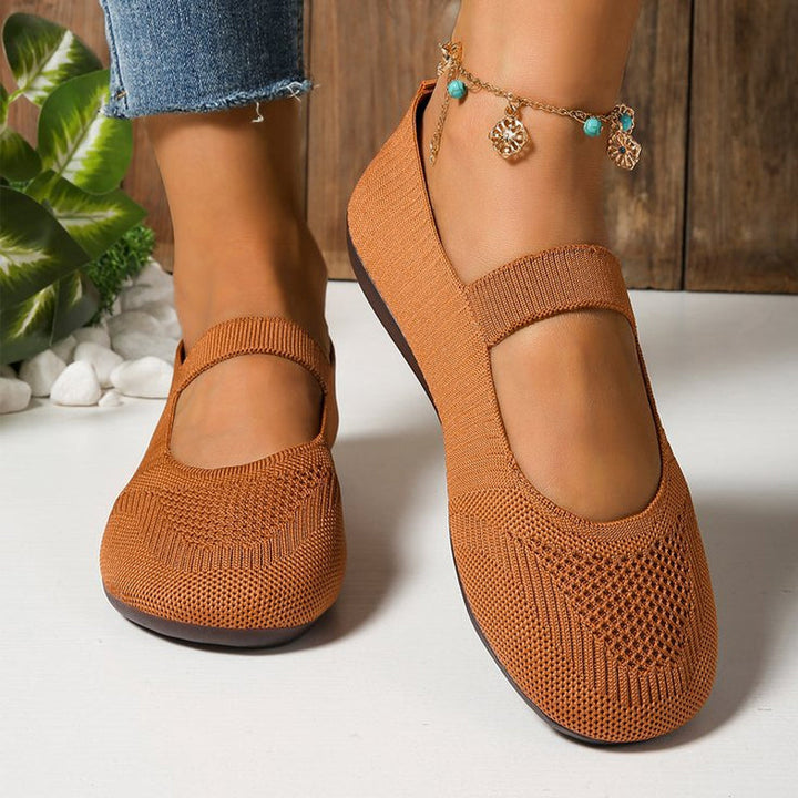 VALERIE | Breathable Knit Ballet Flats
